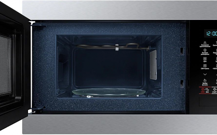 Встраиваемая микроволновая печь Samsung- MG22M8074AT/BW черный Samsung MG22M8074AT/BW черный в магазине «На диване» в Москве  — Выгодная цена