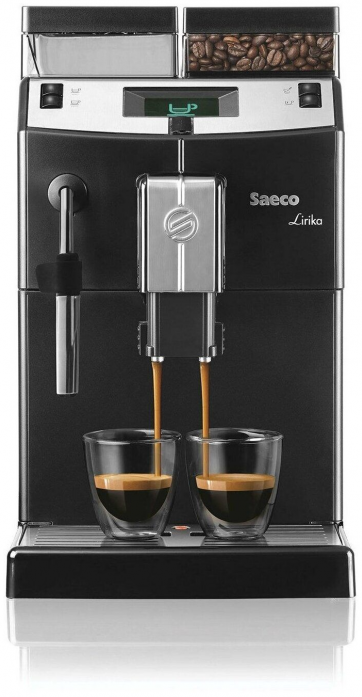 Кофемашина Saeco Lirika BLK RI9840/01 1850Вт черный/серебристый