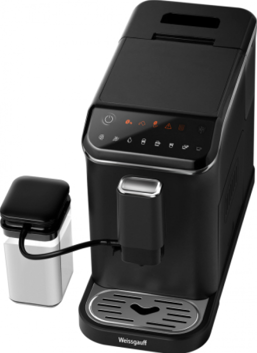 Кофемашина Weissgauff Кофемашина Weissgauff WCM-325 Black Automatic Touch Cappuccino 432992 в магазине «На диване» в Москве  — Выгодная цена