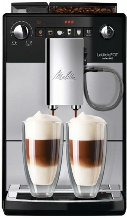Кофемашина Melitta F 300 Latticia OT silver черный/серебристый в магазине «На диване» в Москве  — Выгодная цена