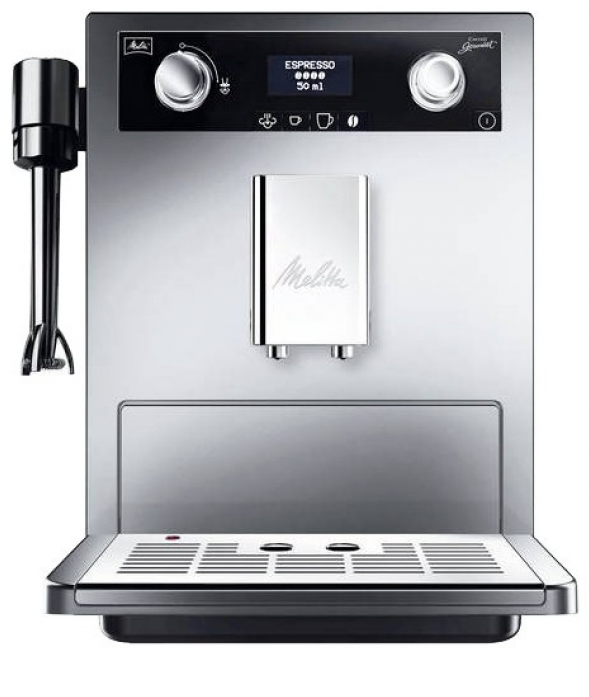 Кофемашина Melitta Caffeo Gourmet серебристо-черная 20296 в магазине «На диване» в Москве  — Выгодная цена