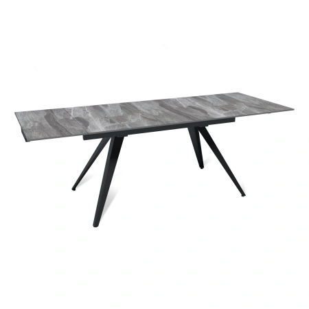 Стол раскладной Асти (140+40+40), керамика глянцевая Italian Light Grey