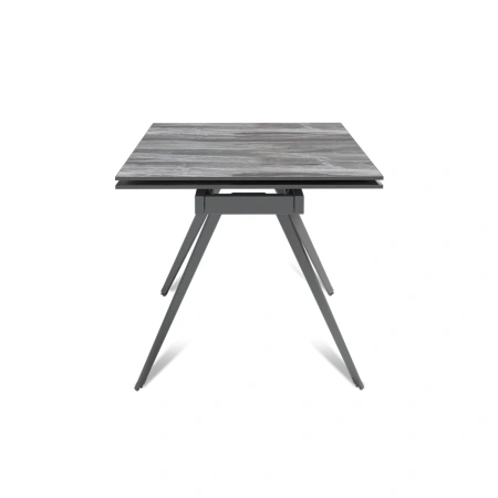 Стол раскладной Рейн (140+40+40), керамика глянцевая Italian Light Grey