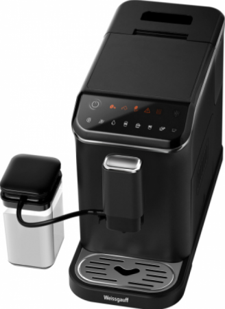 Кофемашина Weissgauff Кофемашина Weissgauff WCM-325 Black Automatic Touch Cappuccino 432992 в магазине «На диване» в Москве  — Выгодная цена