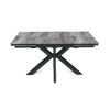 Стол раскладной Strong (140+40+40), керамика глянцевая Italian Light Grey