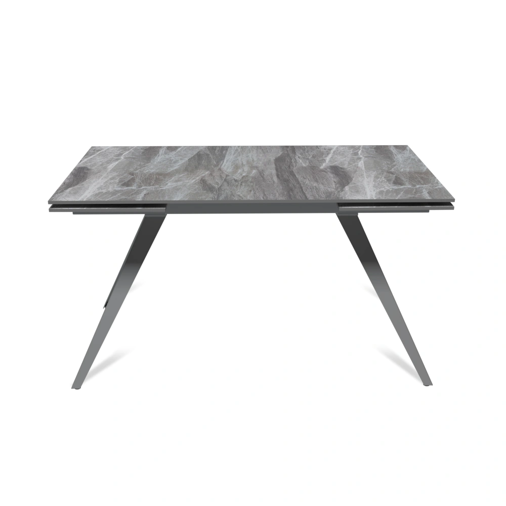 Стол раскладной Асти (140+40+40), керамика глянцевая Italian Light Grey в магазине «На диване» в Москве  — Выгодная цена
