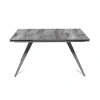 Стол раскладной Асти (140+40+40), керамика глянцевая Italian Light Grey