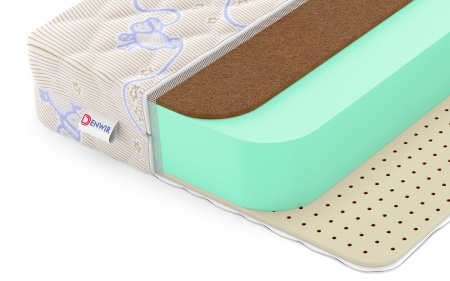 Детский матрас Denwir Baby Springless Eco Hard Soft 16 (БЕБИ СПРИНГЛС ЭКО ХАРД СОФТ 16) в магазине «На диване» в Москве  — Выгодная цена