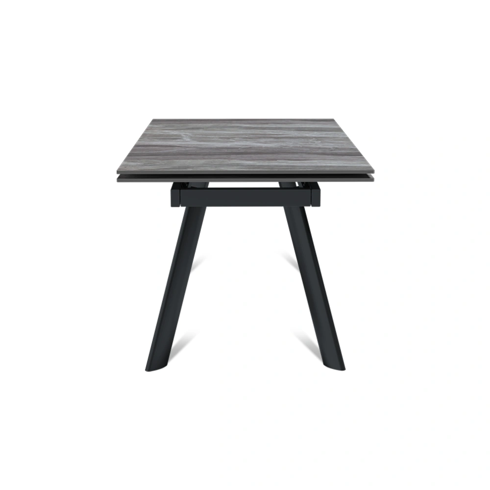 Стол раскладной Stone (140+40+40), керамика глянцевая Italian Light Grey в магазине «На диване» в Москве  — Выгодная цена