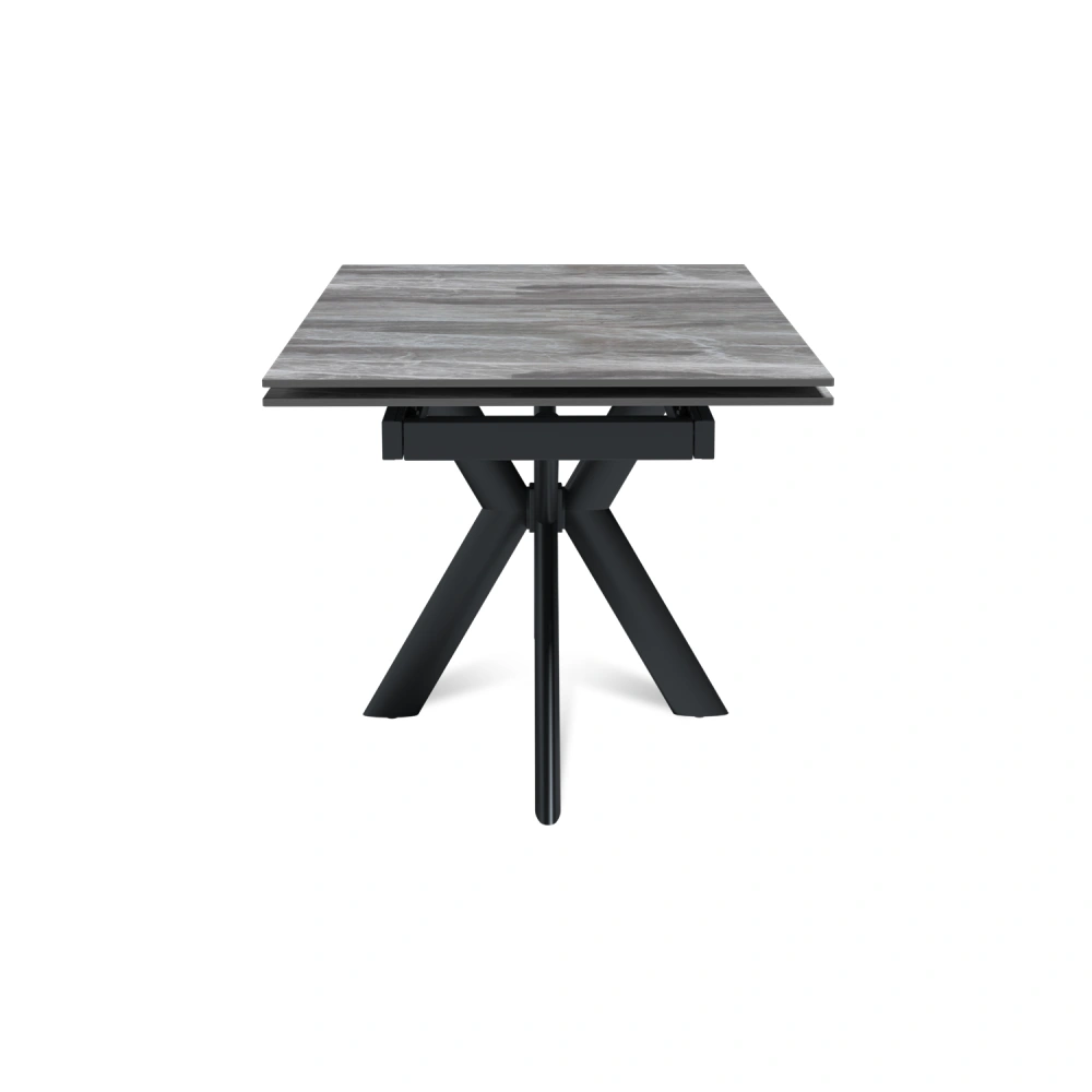 Стол раскладной Strong (140+40+40), керамика глянцевая Italian Light Grey в магазине «На диване» в Москве  — Выгодная цена