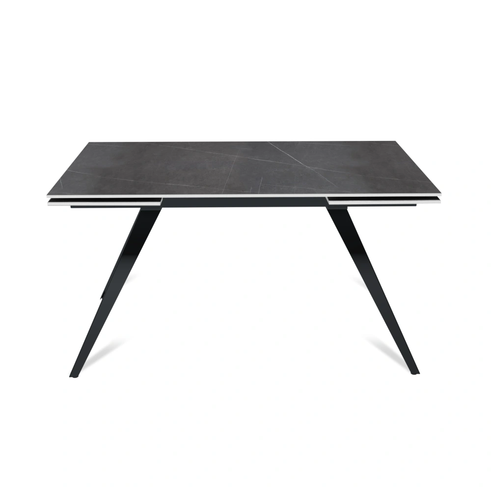 Стол раскладной Асти (140+40+40), керамика матовая Armani Grey matte в магазине «На диване» в Москве  — Выгодная цена