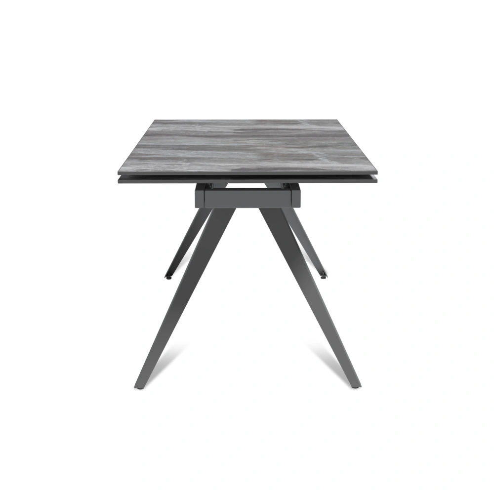 Стол раскладной Асти (140+40+40), керамика глянцевая Italian Light Grey в магазине «На диване» в Москве  — Выгодная цена