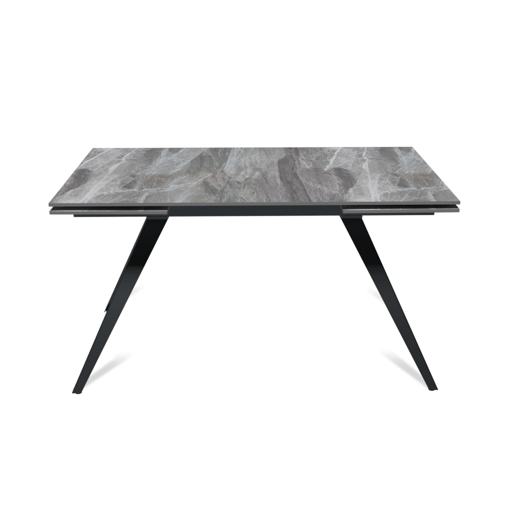 Стол раскладной Асти (140+40+40), керамика глянцевая Italian Light Grey в магазине «На диване» в Москве  — Выгодная цена
