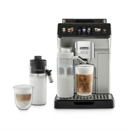 Кофемашина DeLonghi Eletta Explore ECAM450.65.S серебристый в магазине «На диване» в Москве  — Выгодная цена