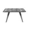 Стол раскладной Рейн (140+40+40), керамика глянцевая Italian Light Grey