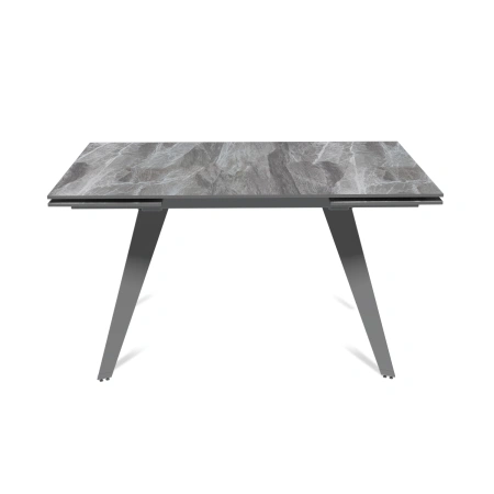 Стол раскладной Рейн (140+40+40), керамика глянцевая Italian Light Grey