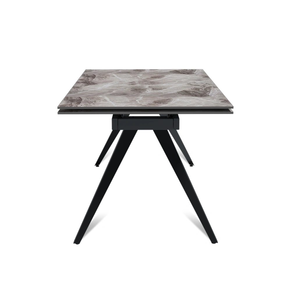 Стол раскладной Асти(160+40+40), керамика глянцевая Italian Dark Grey в магазине «На диване» в Москве  — Выгодная цена